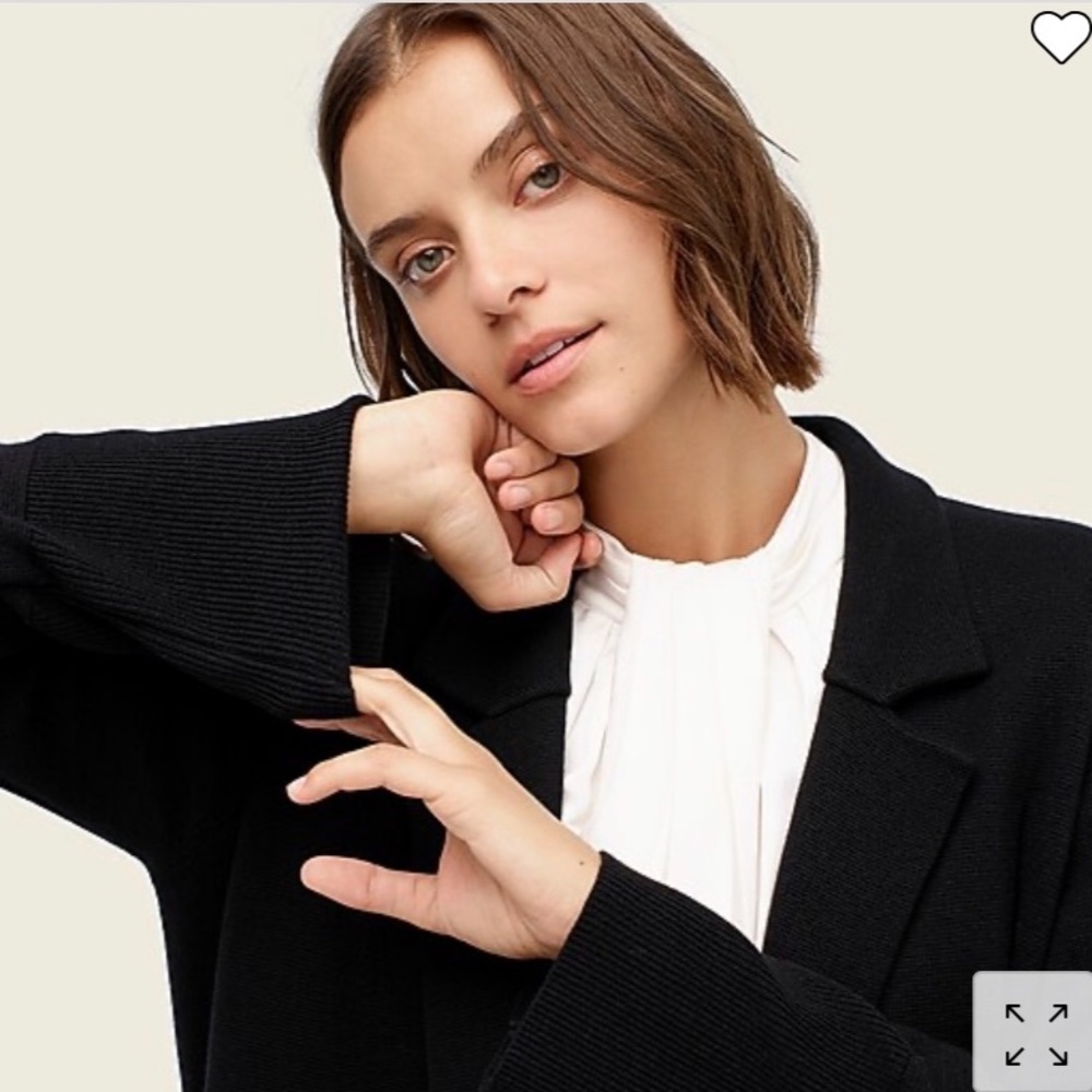 Ella Open-Front long Sweater-Blazer - Picture 3 of 17